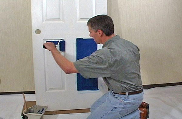 Технология покраски деревянных дверей