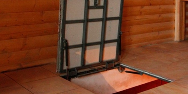 чердачный люк металлический фото